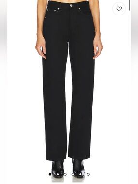 Re/Done Black 90’s straight jeans